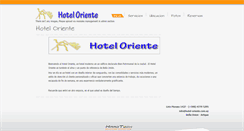 Desktop Screenshot of hotel-oriente.com.uy